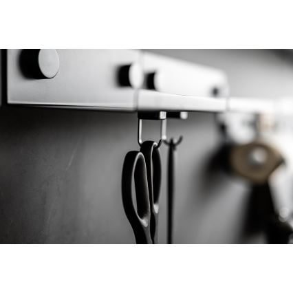 WENKO 71149800 - JET Hooks 2,2x3,9 cm black/silver