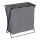 WENKO 71297800 - TRIO Laundry Hamper 69x76 cm grey/black