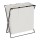 WENKO 71298800 - TRIO Laundry Hamper 69x76 cm Cream/Black
