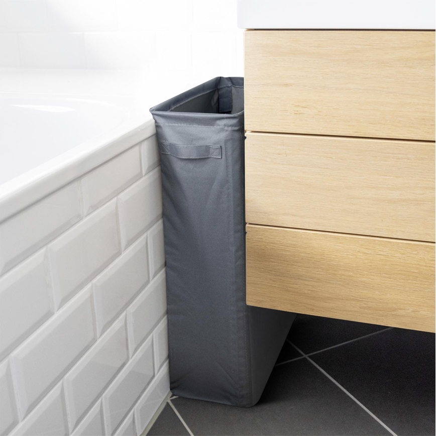 WENKO 71299800 - SLIM laundry hamper 20x60 cm anthracite