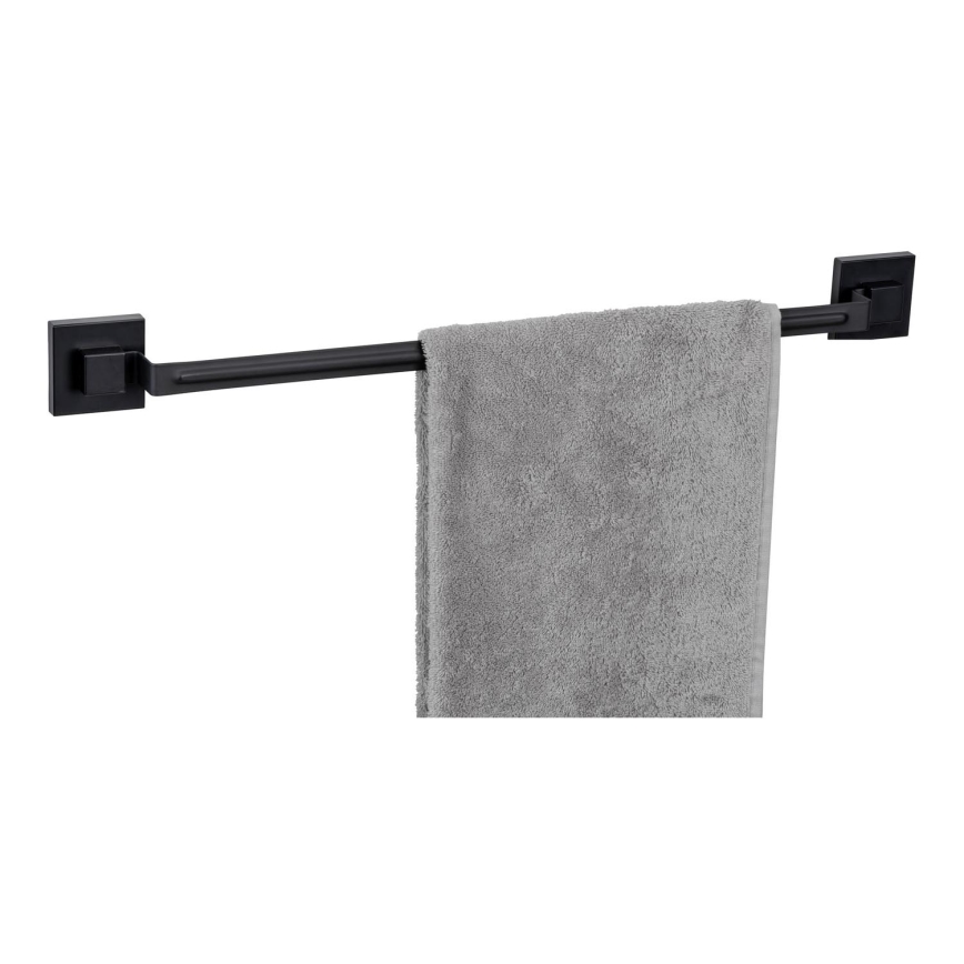 WENKO 71445800 - VACUUM-LOC QUADRO ED towel rail 60.5x6 cm black