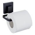 WENKO 71447800 - VACUUM-LOC QUADRO ED Toilet Paper Holder 14x11 cm, Black