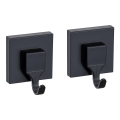 WENKO 71448800 - VACUUM-LOC QUADRO ED Hook 6 x 7 cm Black