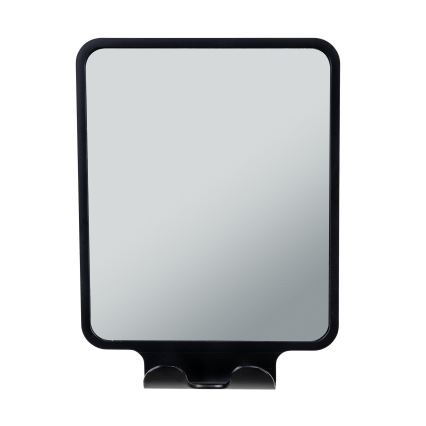 WENKO 71449800 - VACUUM-LOC QUADRO ED Mirror 14 x 19.5 cm, Black