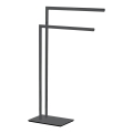 WENKO 71555800 - RECCO Towel Rack, 48 x 80.5 cm, Black