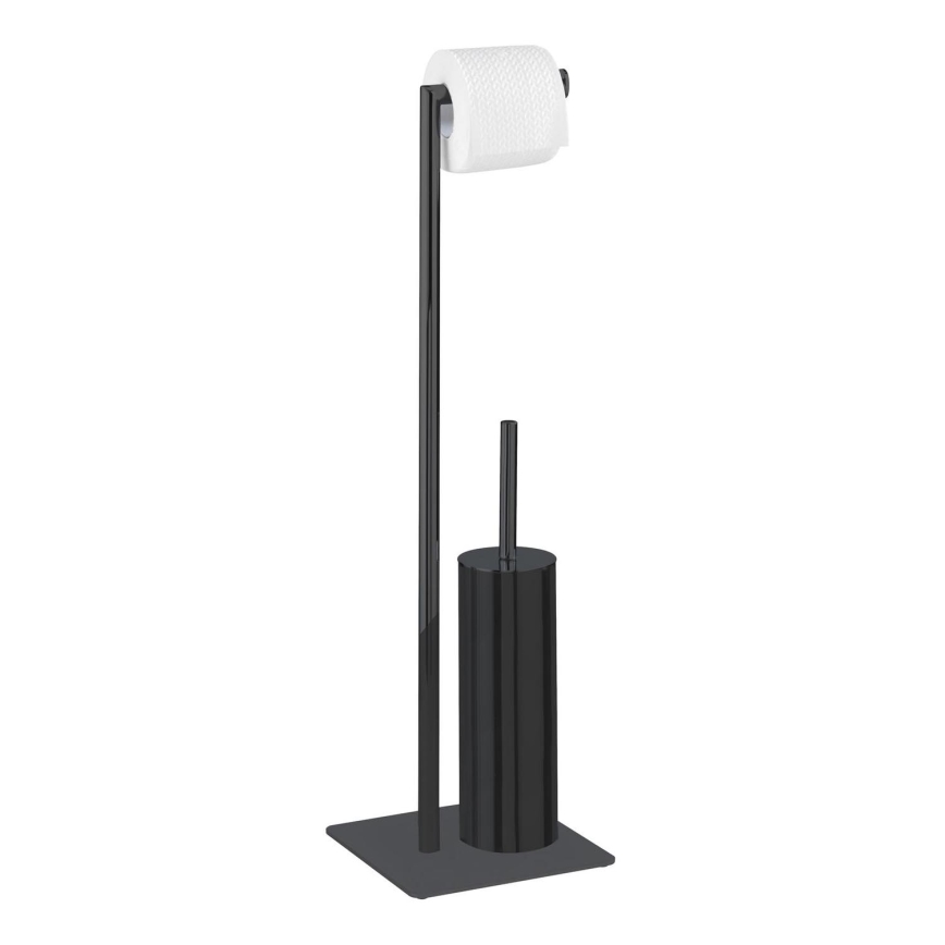 WENKO 71556800 - RECCO Toilet Set 20 x 71.5 cm, Black
