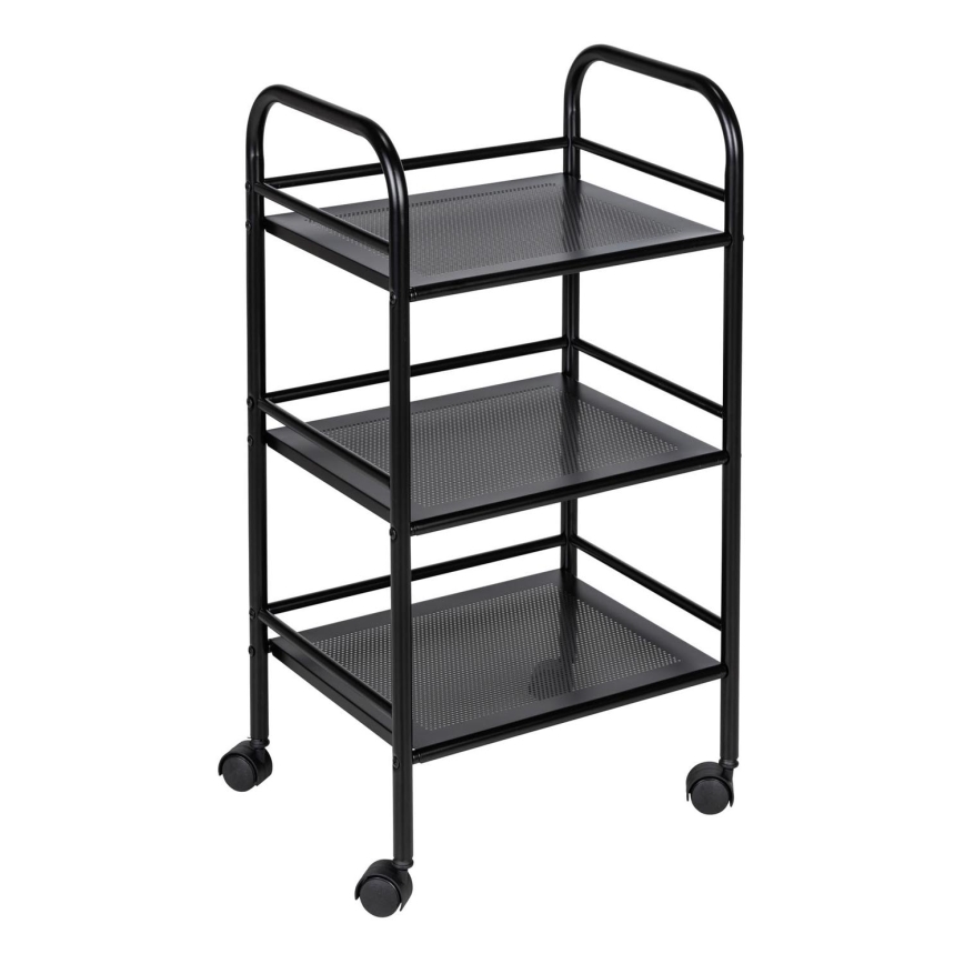 WENKO 71560800 - Black Trolley 41x75 cm
