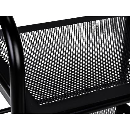 WENKO 71560800 - Black Trolley 41x75 cm