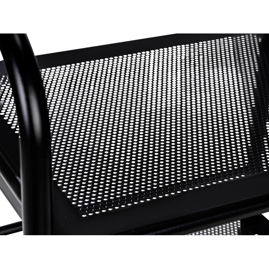 WENKO 71560800 - Black Trolley 41x75 cm