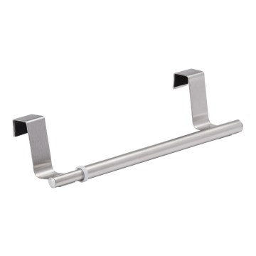 WENKO 79173100 - TELESCOPE Towel Holder 7 x 6 cm, Stainless Steel/Silver/Black