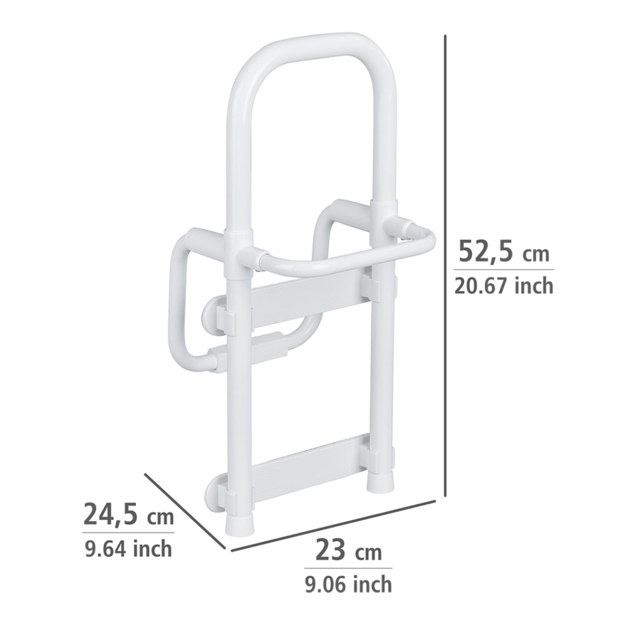WENKO 8110100-Grab Bar SECURA 23x52 cm white