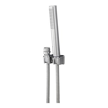 WENKO 81340100 - DUO Shower, 170 x 2.7 cm, Polished Chrome / Silver / Grey