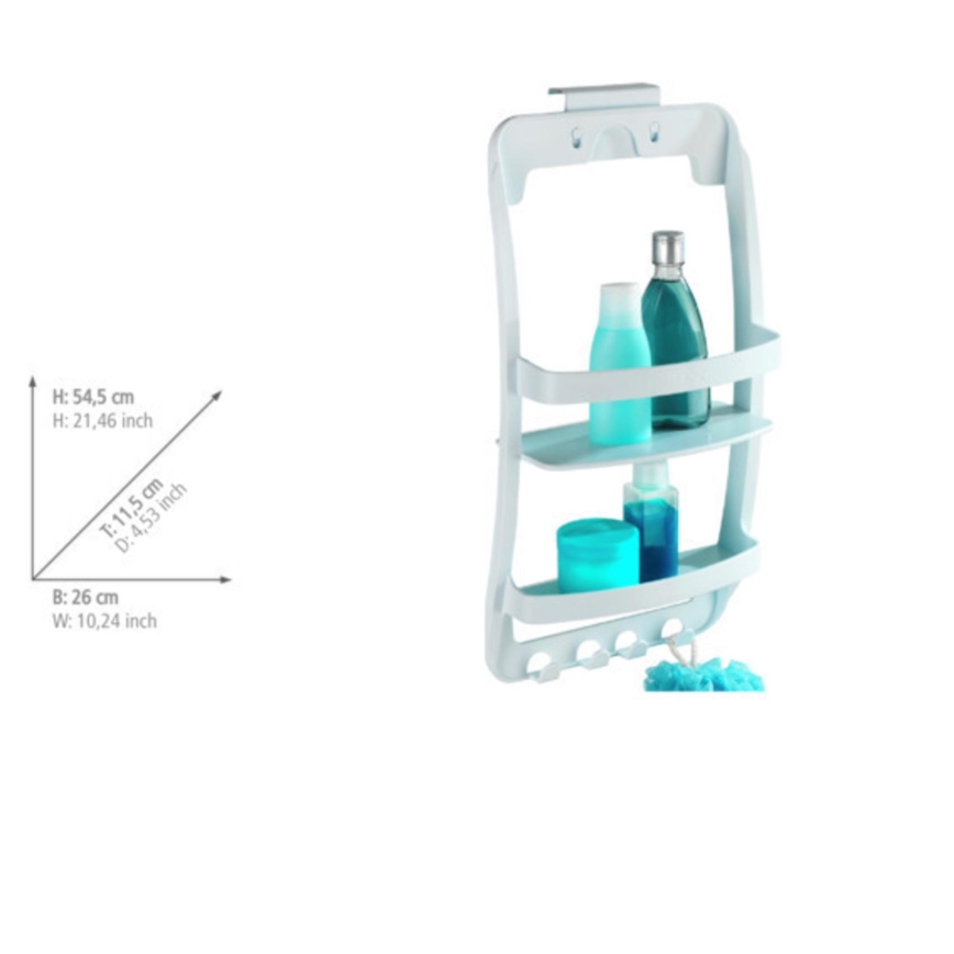 WENKO 8409100 - UNIVERSAL Shelf, 26 x 54.5 cm, White