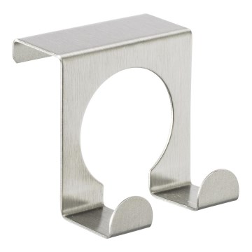 WENKO 8411100 - 5x5 cm Stainless Steel Hook, Silver