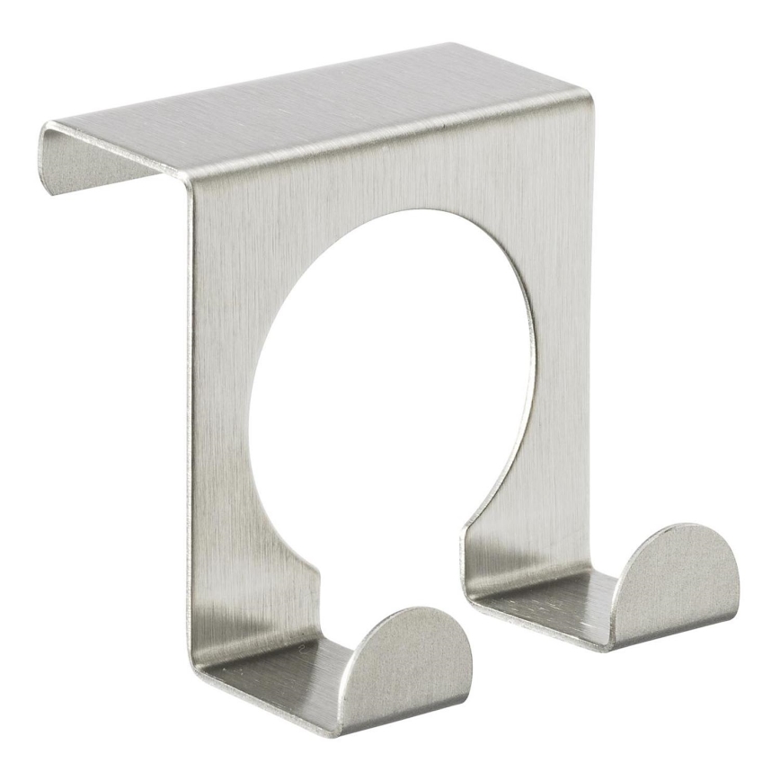 WENKO 8411100 - 5x5 cm Stainless Steel Hook, Silver