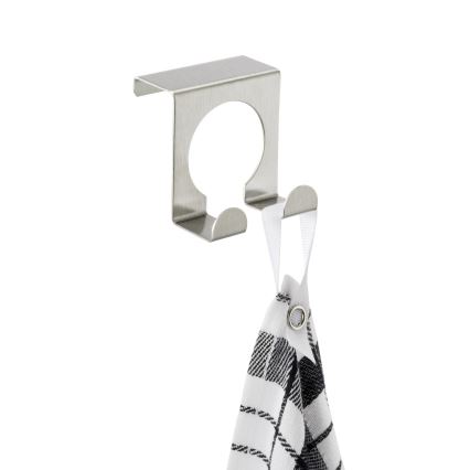 WENKO 8411100 - 5x5 cm Stainless Steel Hook, Silver