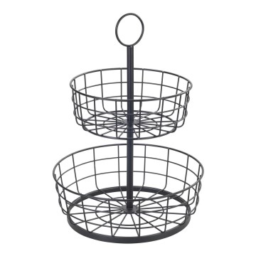 WENKO 88740800 - LOFT Basket 28 x 39 cm, Black