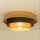 WENTA ceiling light 1x E27/60W/230V, Ø 50 cm, jute/brown