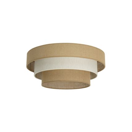 WENTA Ceiling Light 1x E27/60W/230V, Ø 50 cm, Jute/Cream