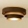 WENTA Ceiling Light 1x E27/60W/230V, Ø 50 cm — Brown/Gold
