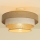 WENTA Flush‑Mount Ceiling Light – Jute Shade, Cream Finish, 1× E27 (max. 60W), 230V, Ø50 cm