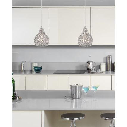 Westinghouse 6103740 - Cable-hung pendant light KELCIE 1xE27/60W/230V Ø 18 cm