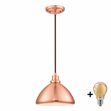 Westinghouse 6103940 - LED pendant light on cable 1xE27/60W/230V dia. 25.5 cm