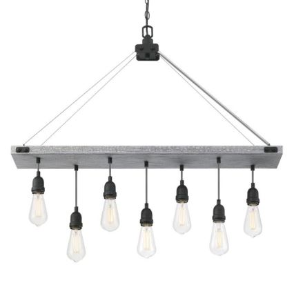 Westinghouse 6116440 - ASHWOOD chain-hung chandelier 7xE27/60W/230V