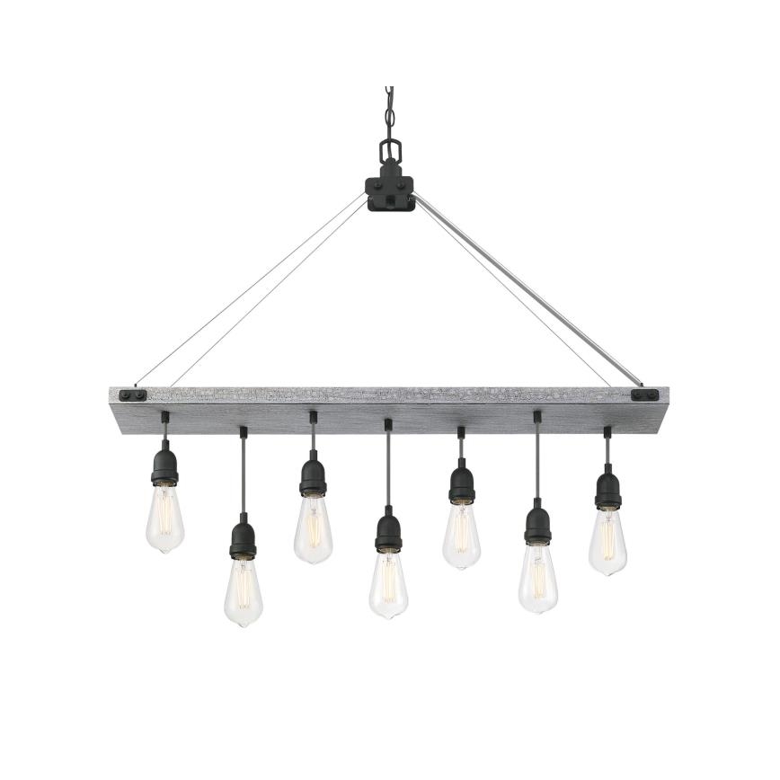 Westinghouse 6116440 - ASHWOOD chain-hung chandelier 7xE27/60W/230V