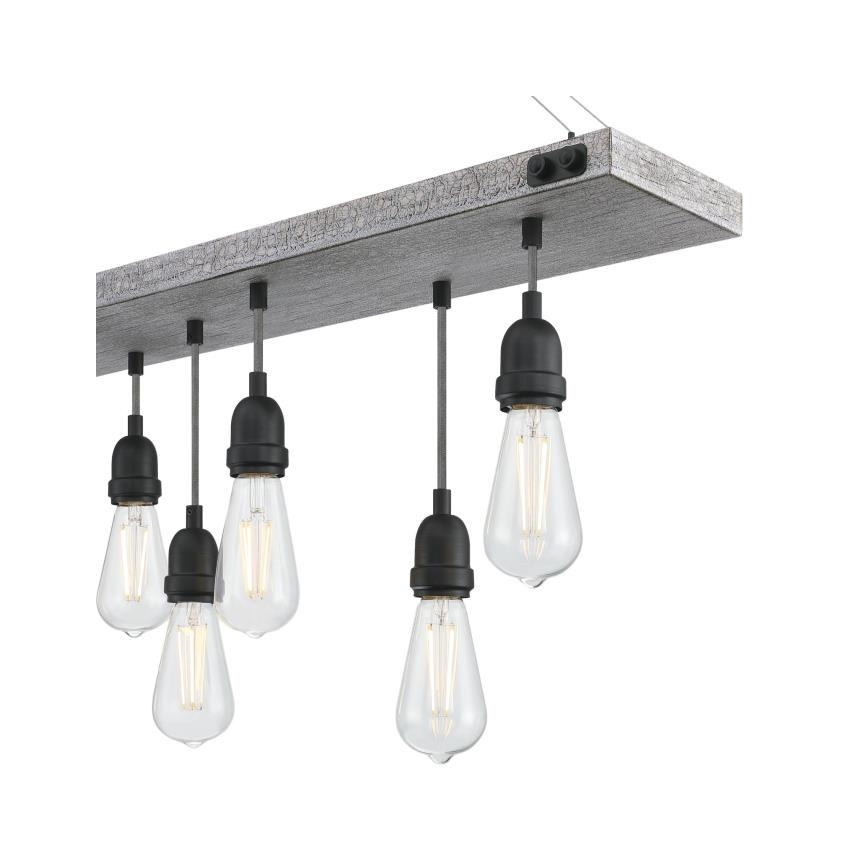 Westinghouse 6116440 - ASHWOOD chain-hung chandelier 7xE27/60W/230V
