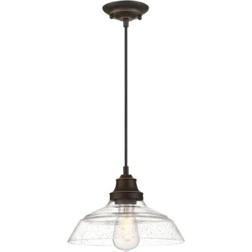 Westinghouse 6116640 - Cable-suspended pendant IRON HILL 1xE27/60W/230V Ø 28 cm