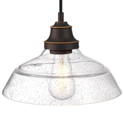 Westinghouse 6116640 - Cable-suspended pendant IRON HILL 1xE27/60W/230V Ø 28 cm