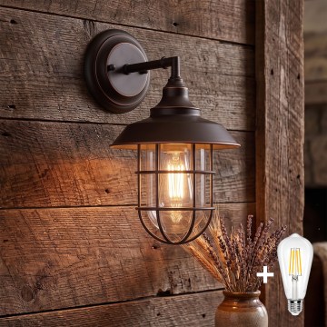 Westinghouse 6121640 - LED Outdoor Wall Light IRON HILL 1xE27/60W/230V IP44