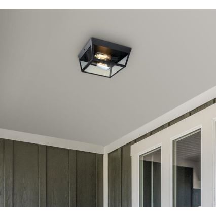 Westinghouse 61219 - Outdoor ceiling light PETERSON 2xE27/40W/230V IP44