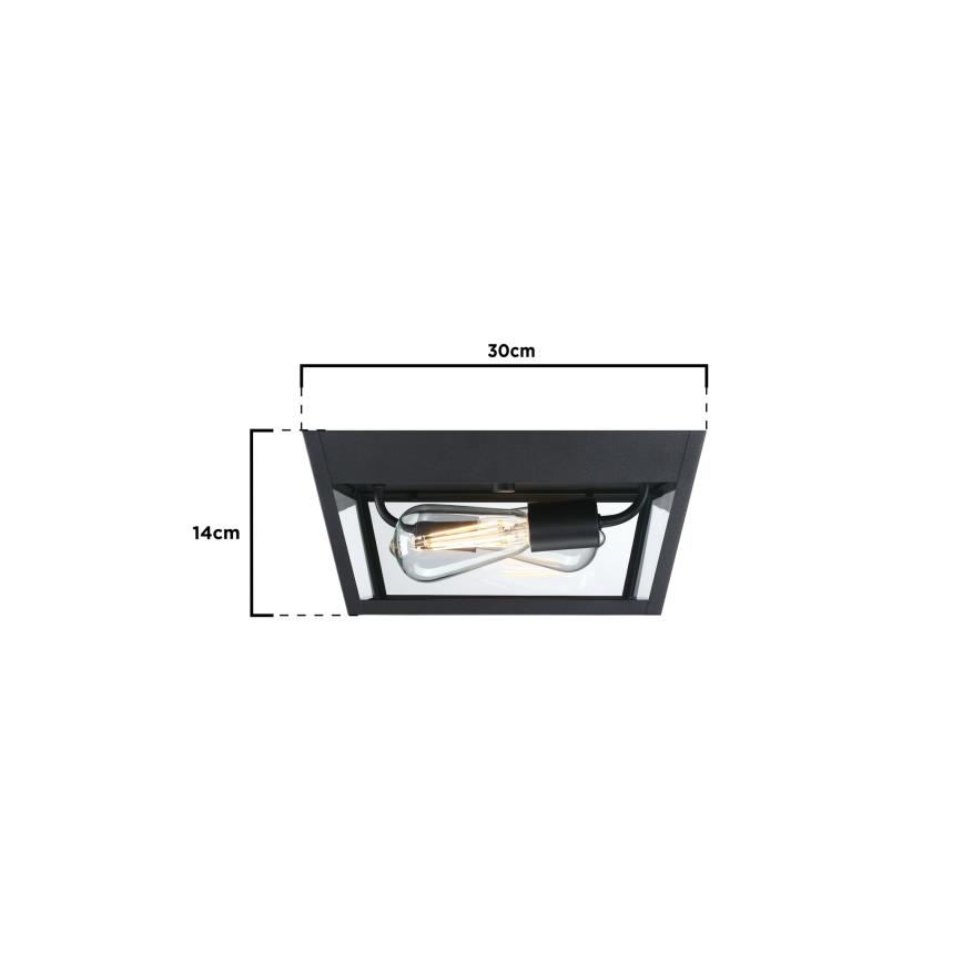 Westinghouse 61219 - Outdoor ceiling light PETERSON 2xE27/40W/230V IP44