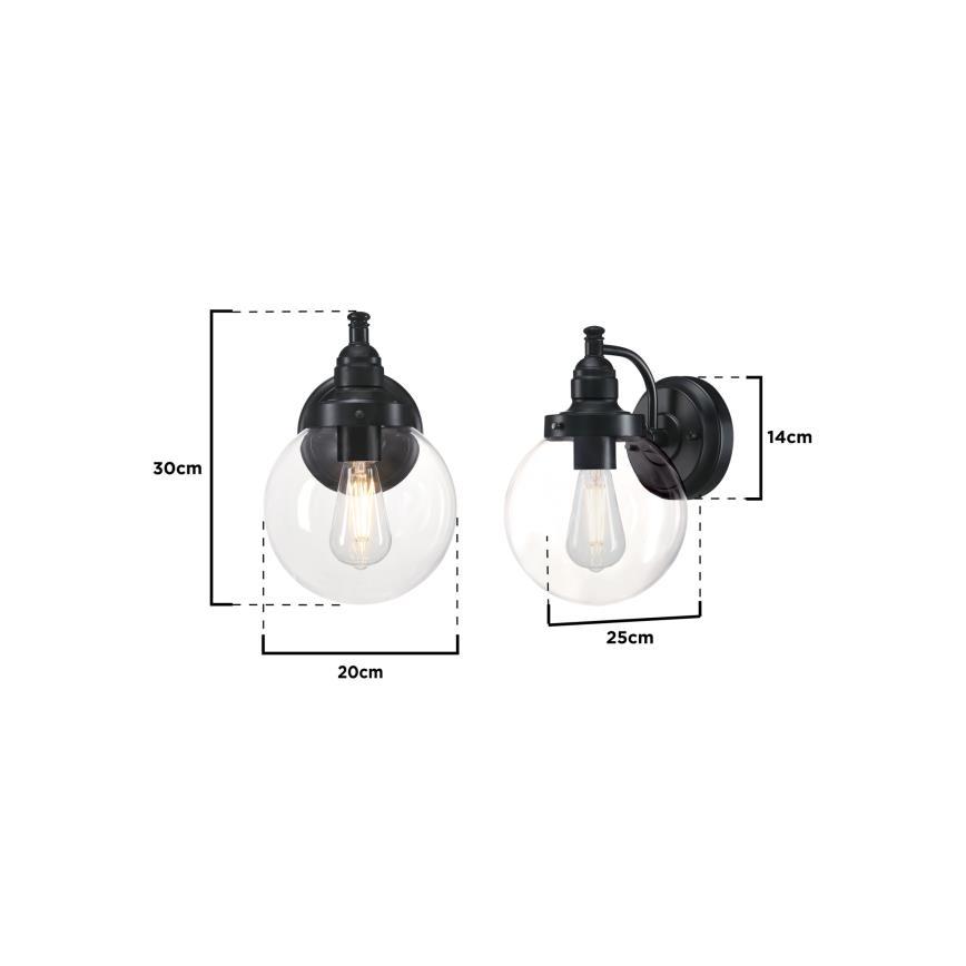 Westinghouse 61239 - Outdoor wall lamp EDDYSTONE 1xE27/60W/230V IP44