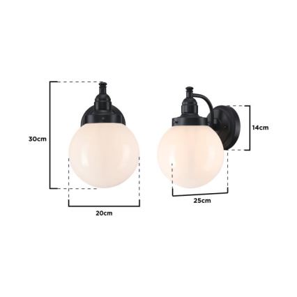 Westinghouse 61240 - Outdoor wall lamp EDDYSTONE 1xE27/60W/230V IP44
