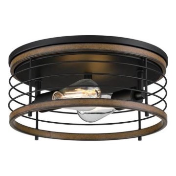 Westinghouse 61250 - Ceiling light ACKTON 2xE27/60W/230V barnwood
