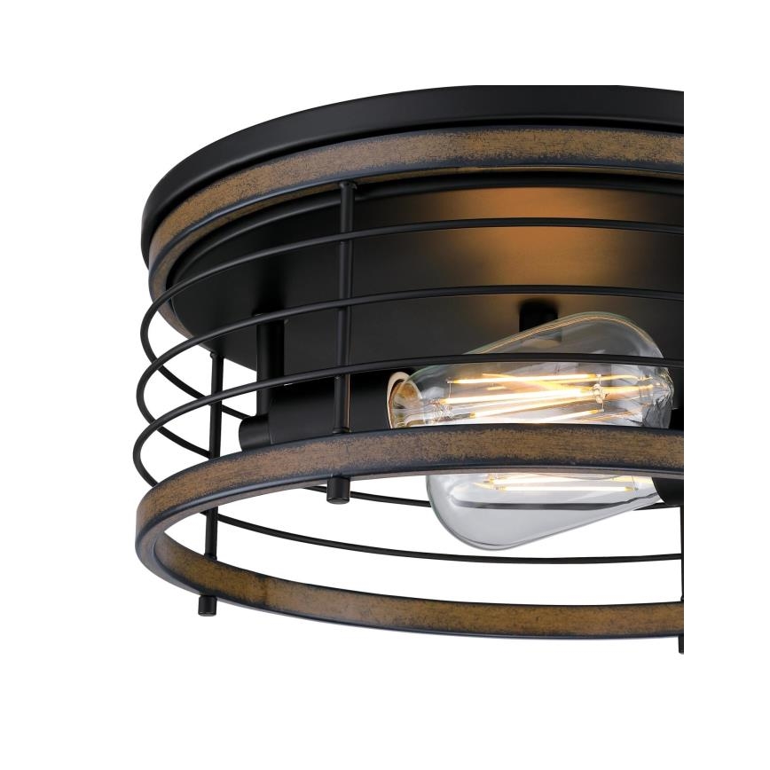 Westinghouse 61250 - Ceiling light ACKTON 2xE27/60W/230V barnwood