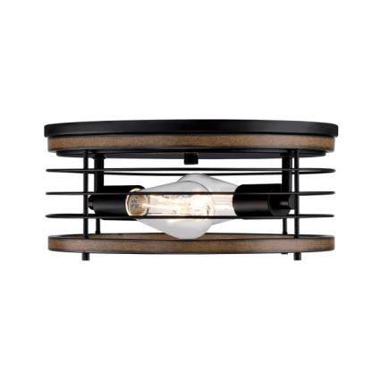 Westinghouse 61250 - Ceiling light ACKTON 2xE27/60W/230V barnwood