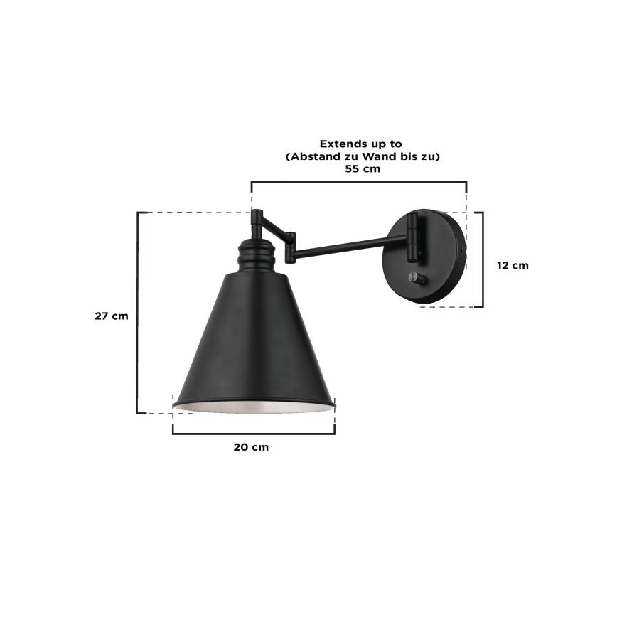 Westinghouse 61254 - Wall lamp TROCADERO 1xE27/60W/230V