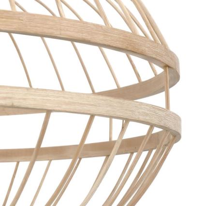 Westinghouse 61255 - Chandelier on a string TULCEA 1xE27/60W/230V bamboo