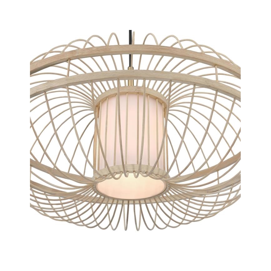 Westinghouse 61255 - Chandelier on a string TULCEA 1xE27/60W/230V bamboo