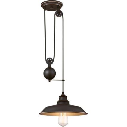 Westinghouse 6363240 - LED pendant light on cable IRON HILL 1xE27/60W/230V Ø 31 cm