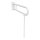 White 10x80 cm bracket