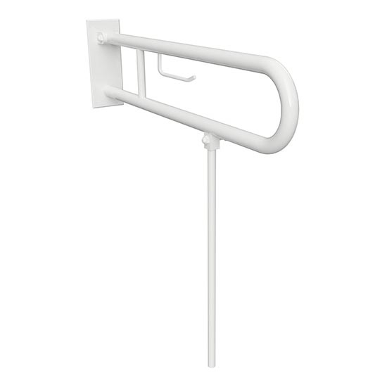 White 10x80 cm mounting bracket