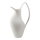 White ceramic vase, 33 x 17 x 19 cm