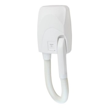 White hair dryer 18x37 cm