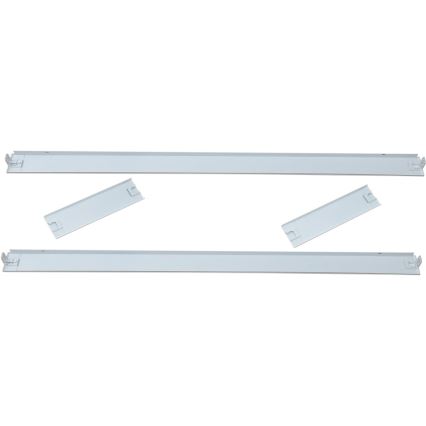 White metal frame for installing STELLA 120x30 cm LED panels