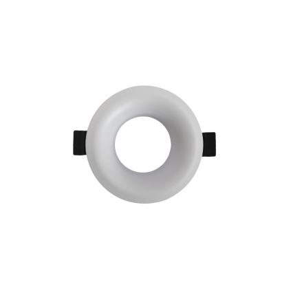 White trim ring for GU10 recessed downlight, Ø 8.6 cm